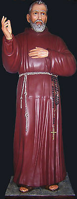 Statue de San Girolamo Cm 170 Fiberglass yeux de cristal